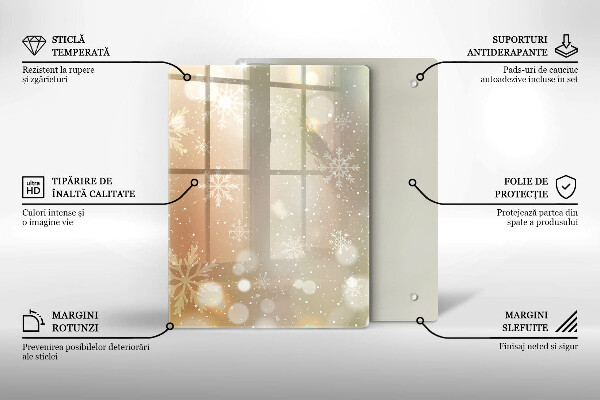 Protetor de placa de indução Flocos de neve