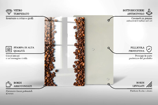 Protetor de placa de indução Grãos de café