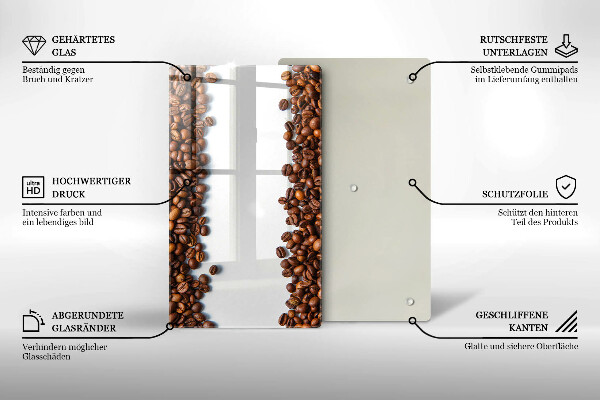 Protetor de placa de indução Grãos de café