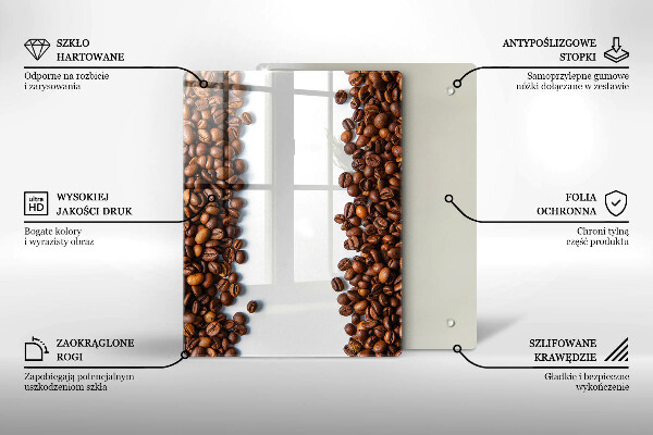 Protetor de placa de indução Grãos de café