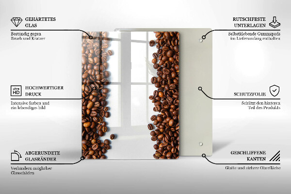 Protetor de placa de indução Grãos de café