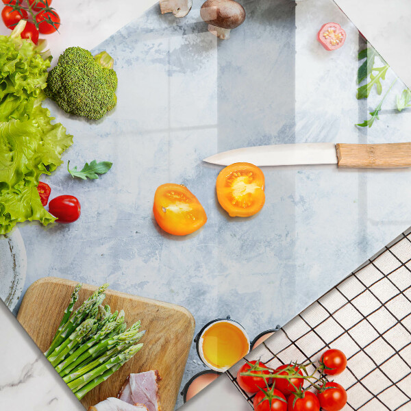 Protetor de placa de indução Ingredientes na cozinha