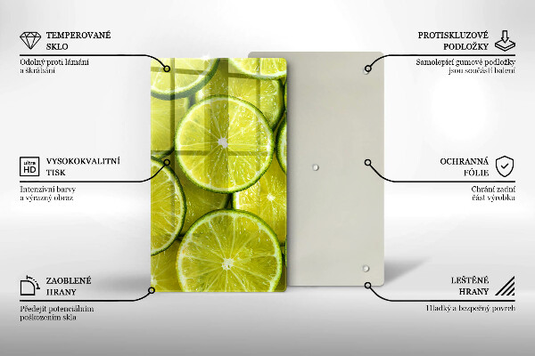 Protetor de bancada Fatias de limão