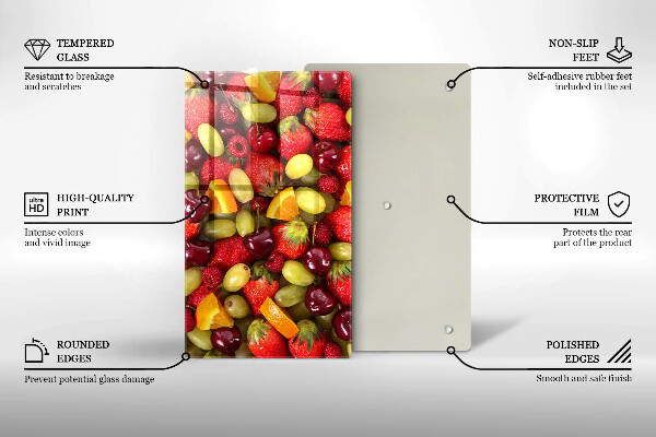 Protetor de placa de indução Frutas de verão