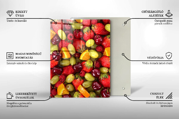 Protetor de placa de indução Frutas de verão