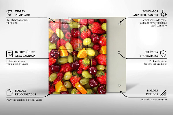 Protetor de placa de indução Frutas de verão