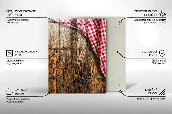 Protetor de placa de indução Mesa de madeira