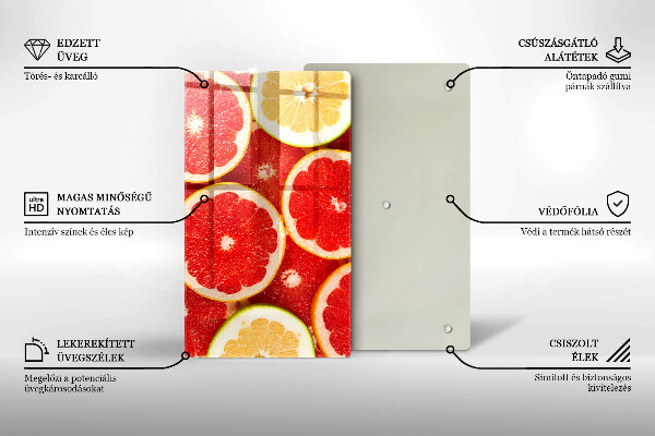 Protetor de placa de indução Fatias de toranja