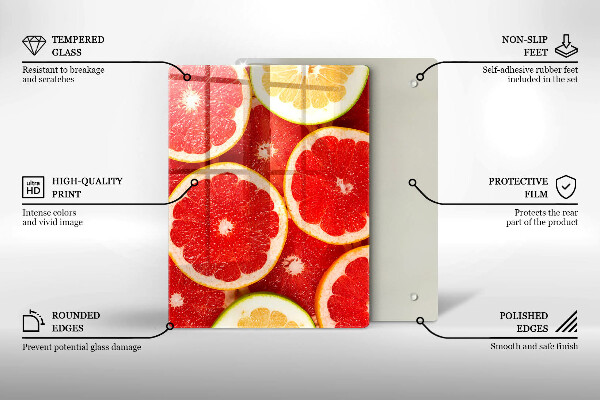 Protetor de placa de indução Fatias de toranja