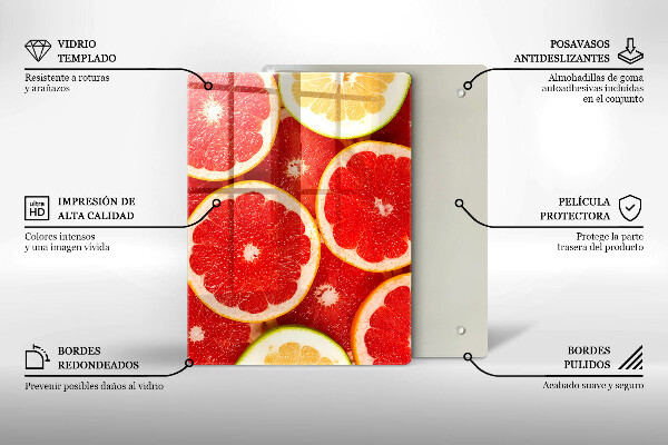 Protetor de placa de indução Fatias de toranja