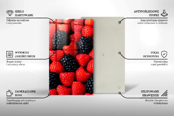 Proteção para placa de indução Framboesas e amoras