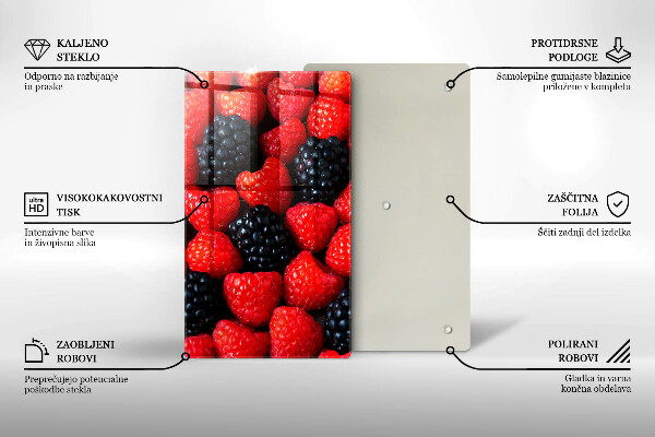 Proteção para placa de indução Framboesas e amoras