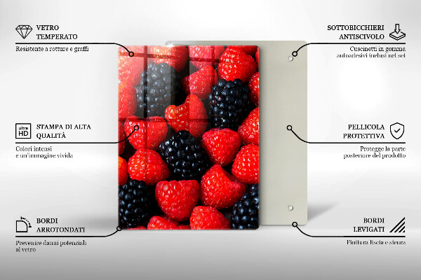 Proteção para placa de indução Framboesas e amoras