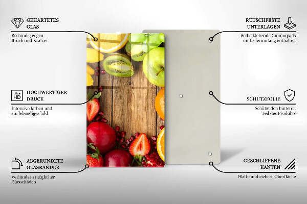 Protetor de bancada Fruta fresca