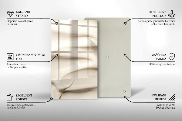 Proteção para placa de indução Sorvete cremoso