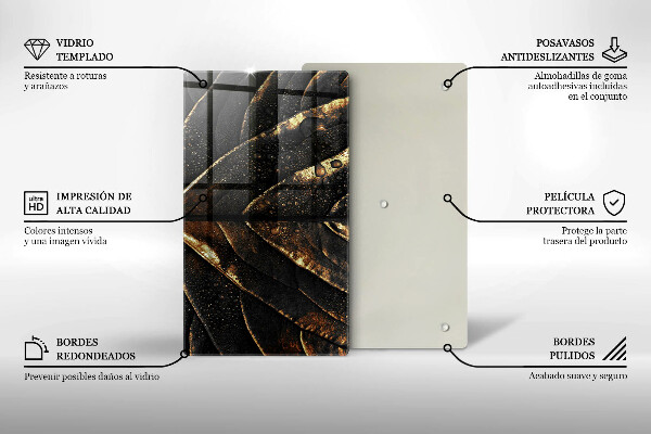 Protetor de placa de indução Folha de ouro