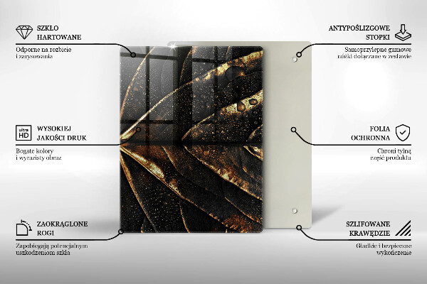 Protetor de placa de indução Folha de ouro