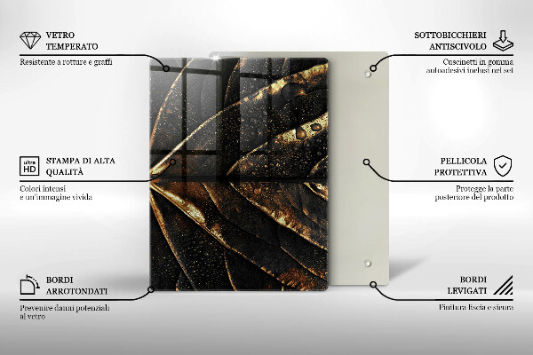 Protetor de placa de indução Folha de ouro