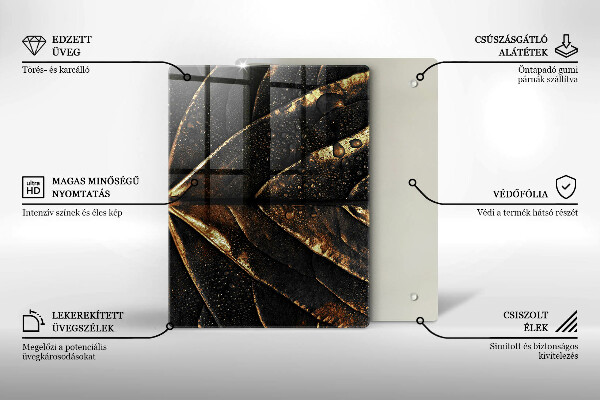 Protetor de placa de indução Folha de ouro