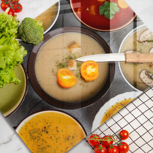 Protetor de placa de indução Sopas coloridas