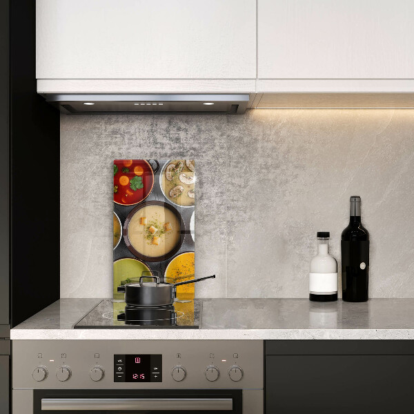 Protetor de placa de indução Sopas coloridas