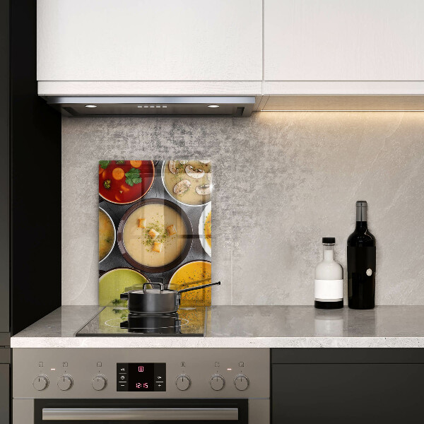 Protetor de placa de indução Sopas coloridas