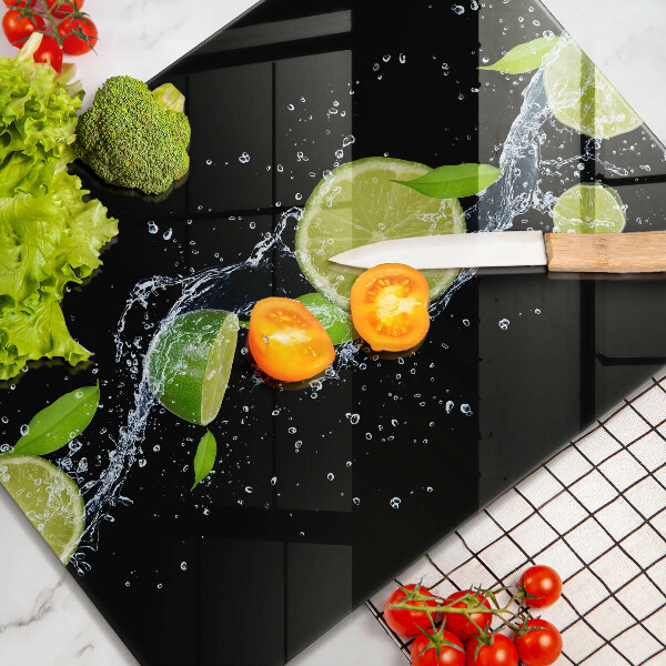 Proteção para placa de indução Limões suculentos em água