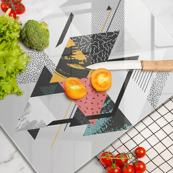 Protetor de placa de indução Triângulos abstratos