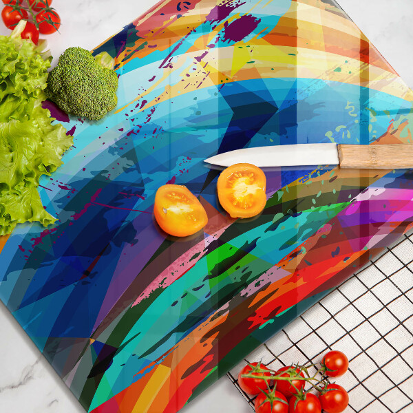 Protetor de placa de indução Manchas de tinta coloridas