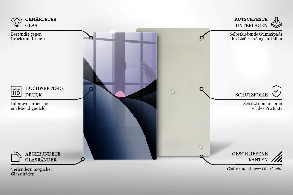 Protetor de placa de indução Formas abstratas