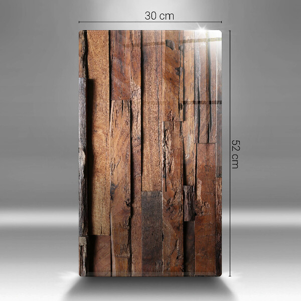 Protetor de placa de indução Tábuas de madeira decorativas