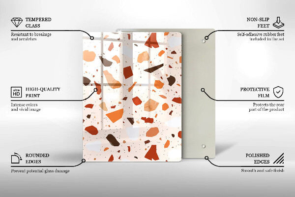 Protetor de bancada Grés decorativo