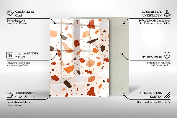 Protetor de bancada Grés decorativo