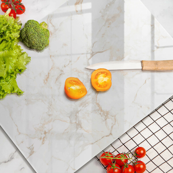 Protetor de bancada Pedra de mármore elegante