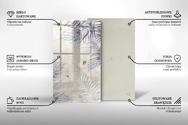 Protetor de placa de indução Folhas sutis