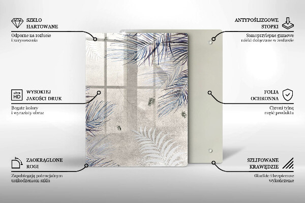 Protetor de placa de indução Folhas sutis