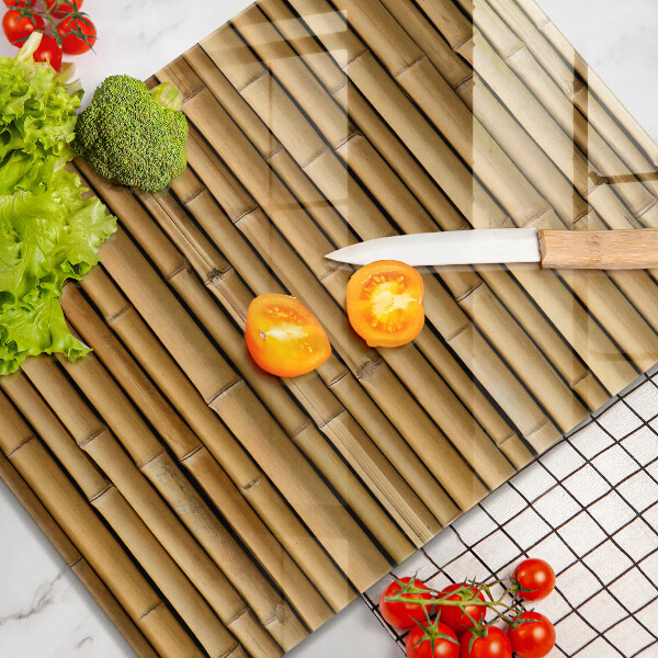 Proteção para placa de indução Bambu boho natural