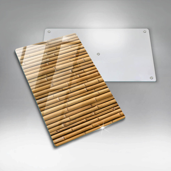 Proteção para placa de indução Bambu boho natural