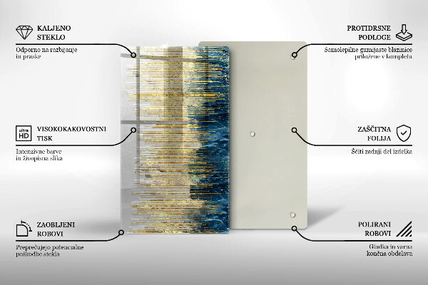 Proteção para placa de indução Abstração do designer