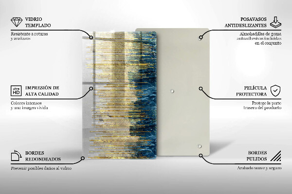 Proteção para placa de indução Abstração do designer