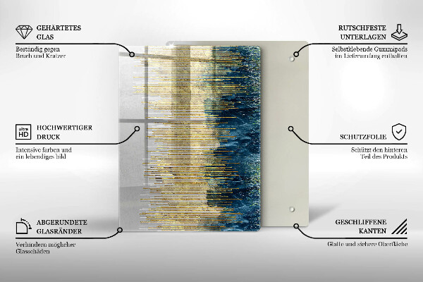 Proteção para placa de indução Abstração do designer