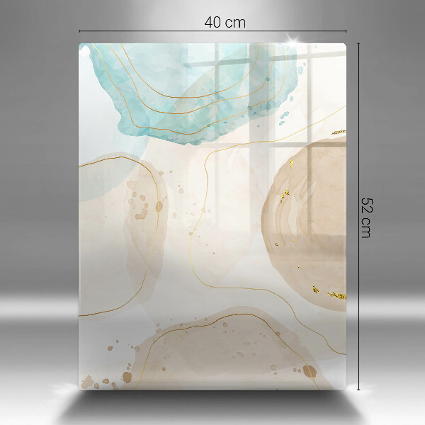 Proteção para placa de indução Bokeh boho e dourado