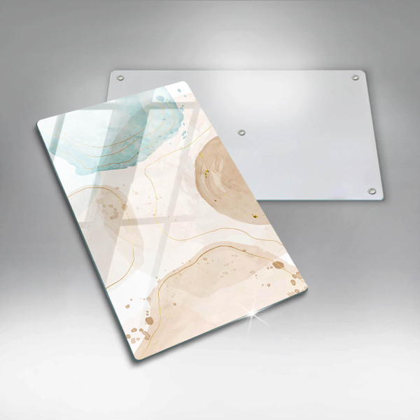 Proteção para placa de indução Bokeh boho e dourado