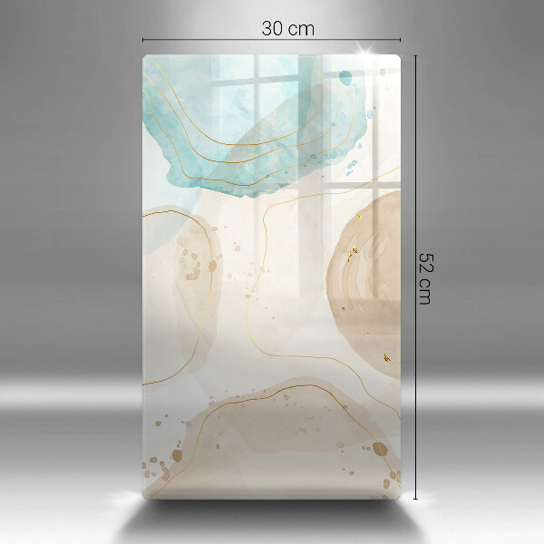 Proteção para placa de indução Bokeh boho e dourado