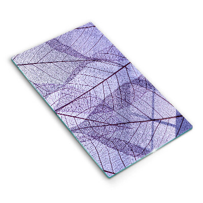 Proteção para placa de indução Folhas com nervuras