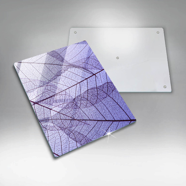 Proteção para placa de indução Folhas com nervuras