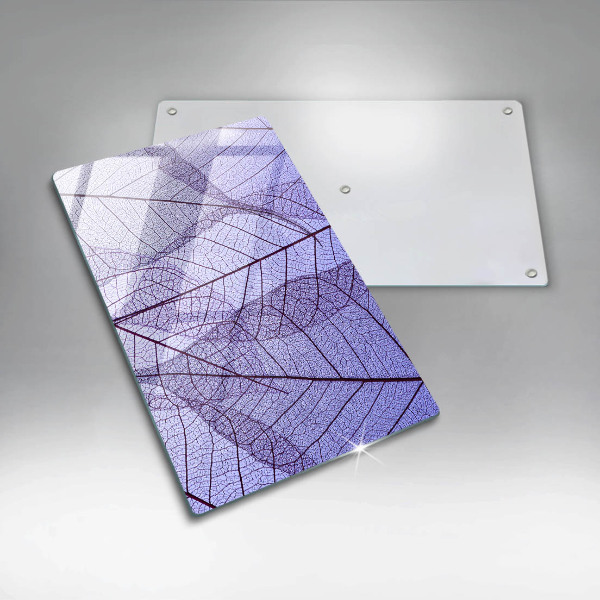 Proteção para placa de indução Folhas com nervuras