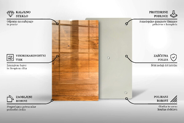 Proteção para placa de indução Tábuas de madeira