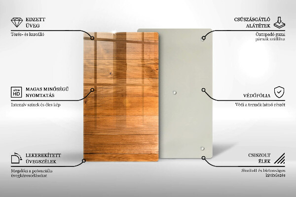 Proteção para placa de indução Tábuas de madeira
