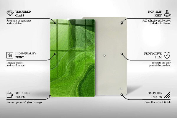 Protetor de bancada Textura abstrata